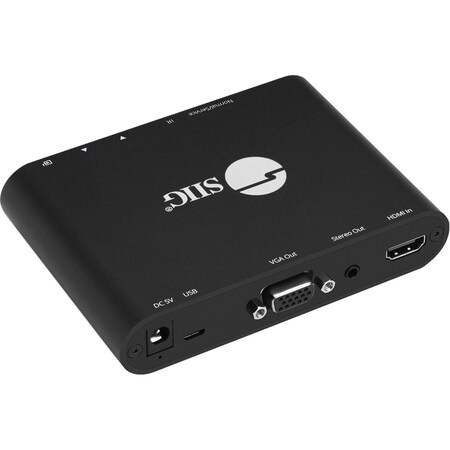 Siig Scales And Converts An Hdmi Signal To An Analog Vga Output And An CE-H24R11-S1